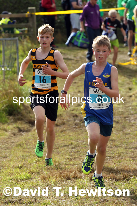 Boys under-13s 2021 North Eastern Harrier League, Druridge Bay. Photo: David T. Hewitson/Sports for All Pics